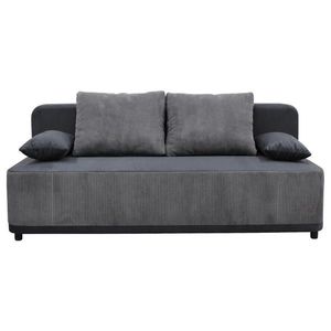 MID.YOU ROZKLÁDACÍ POHOVKA, textil, šedá obraz