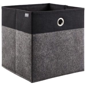 Carryhome SKLÁDACÍ KRABICE, kov, textil, karton, 32/32/32 cm obraz