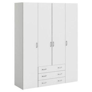P & B ŠATNÍ SKŘÍŇ, bílá, 154/200, 4/49, 5 cm obraz