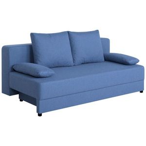 ROZKLÁDACÍ POHOVKA, textil, modrá obraz