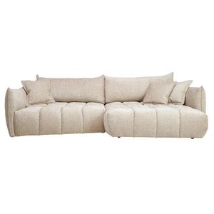 Lomoco ROHOVÁ SEDAČKA, textil, béžová obraz