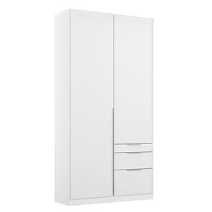 Rauch Möbel ŠATNÍ SKŘÍŇ S OTOČNÝMI DVEŘMI, bílá, 91/229/54 cm obraz