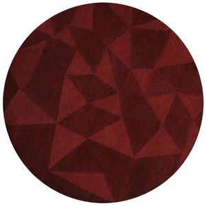 Flair Rugs VLNĚNÝ KOBEREC, 160/160 cm červená obraz