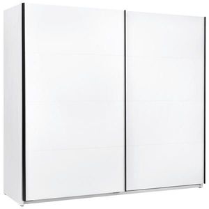 MID.YOU ŠATNÍ SKŘÍŇ S POSUVNÝMI DVEŘM, bílá, 250/211, 5/61, 5 cm obraz