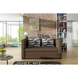 MID.YOU ROZKLÁDACÍ POHOVKA, textil, hnědá obraz