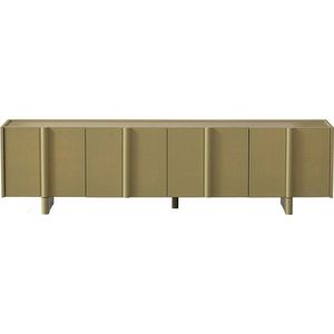 Khaki TV stolek z borovicového dřeva 200x53x46 cm Basu – WOOOD obraz