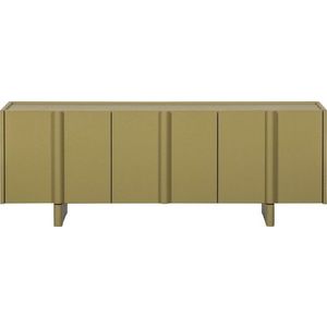 Zelený TV stolek z borovicového dřeva 152x53x46 cm Basu – WOOOD obraz