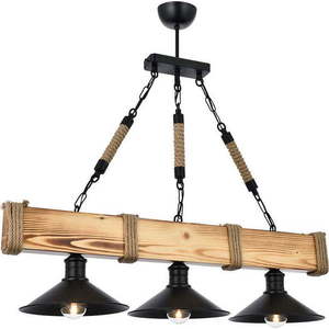 Světle hnědé závěsné svítidlo s kovovým stínidlem Kütük Yanık – Opviq lights obraz