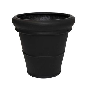 Pottery Pots Květináč Bucket Low Classic, barva černá, více velikostí - PotteryPots Velikost: S - ø 41 cm | v. 38 cm obraz