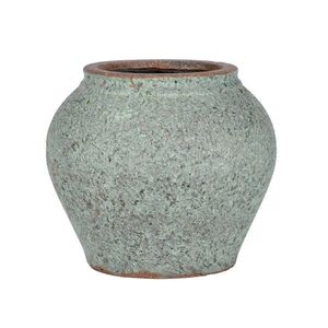 Pottery Pots Květináč Zeus, barva rustikální zelená, více velikostí - PotteryPots Velikost: S - ø 37 cm | v. 32 cm obraz