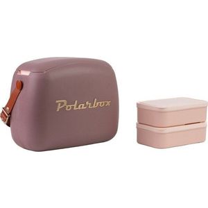 Hnědý chladicí box 6 l Classic Gold – Polarbox obraz