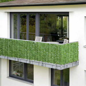 Zelená plastová balkonová zástěna 300x100 cm Ivy – Maximex obraz