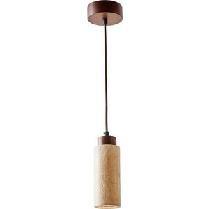 Béžové závěsné svítidlo s kamenným stínidlem ø 6, 5 cm Selma – Opviq lights obraz