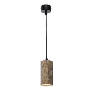 Šedé závěsné svítidlo s kamenným stínidlem ø 6, 5 cm Selma – Opviq lights obraz