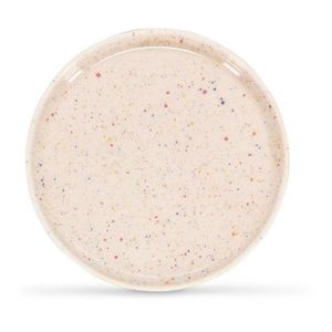 Béžový porcelánový talíř ø 25 cm Fika – ONA obraz
