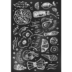 Černý pratelný koberec 160x230 cm Life Is Yummy – Vitaus obraz