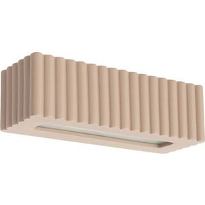Taupe keramické nástěnné svítidlo Rivena – Sollux obraz