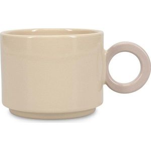 Béžový kameninový hrnek 280 ml Lou – ONA obraz
