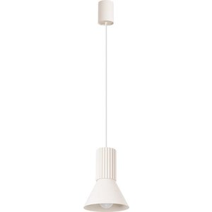 Béžové kovové závěsné svítidlo ø 14 cm Niru – Sollux obraz