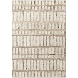 Krémový ručně tkaný vlněný koberec 80x150 cm Boho 1.0 Linara – Vikosa obraz