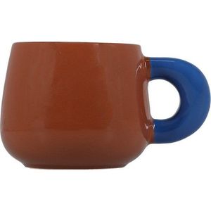 Tmavě hnědý hrnek z kostního porcelánu 470 ml Coco – ONA obraz
