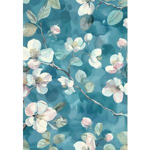 Modrý pratelný koberec 160x230 cm Bloom – Vitaus obraz