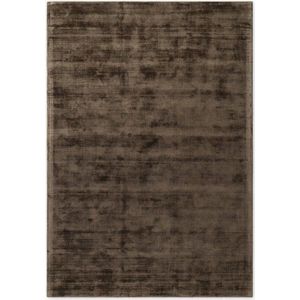 Hnědý ručně tkaný koberec z viskózy 80x150 cm Noemi – Vikosa obraz