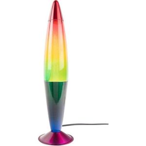 Zelená skleněná lávová lampa (výška 41, 5 cm) Rainbow Rocket Lava – Leitmotiv obraz