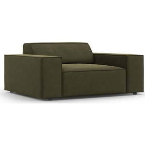 Zelené sametové křeslo Jodie – Micadoni Home obraz