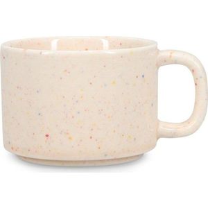 Béžový porcelánový šálek 170 ml Fika – ONA obraz