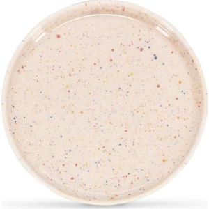 Béžový dezertní porcelánový talíř ø 20, 5 cm Fika – ONA obraz