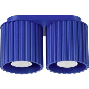 Modré kovové bodové svítidlo 10x21 cm Zora – Sollux obraz