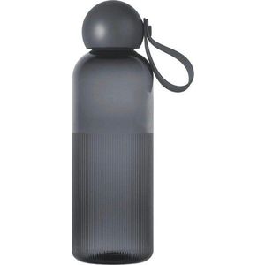 Tmavě šedá cestovní lahev z recyklovaného plastu 600 ml Ture – Sagaform obraz