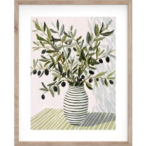 Tištěný obraz s rámem 40x50 cm Olive Bunch II – Styler obraz
