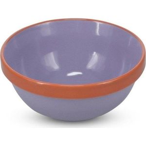 Oranžová/fialová miska z kameniny 710 ml Duo – ONA obraz
