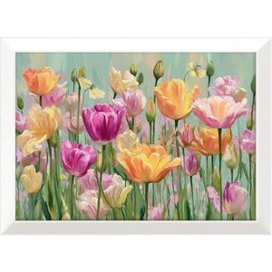Tištěný obraz s rámem 75x56 cm Spring Tulip – Styler obraz