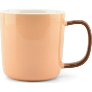 Oranžový hrnek z kostního porcelánu 370 ml Mae – ONA obraz