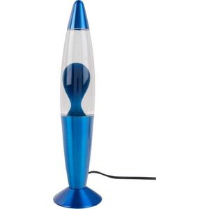 Modrá skleněná lávová lampa (výška 35, 5 cm) Funky Rocket Lava – Leitmotiv obraz