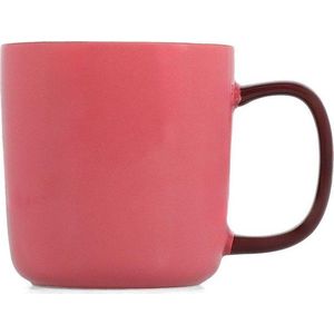 Růžový hrnek z kostního porcelánu 370 ml Mae – ONA obraz