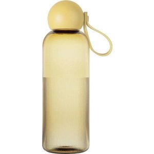 Žlutá cestovní lahev z recyklovaného plastu 600 ml Ture – Sagaform obraz