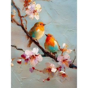 Tištěný obraz s rámem 60x80 cm Robins – Styler obraz