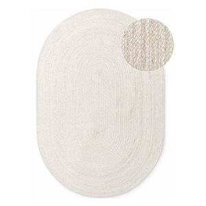Krémový oboustranný/ručně tkaný jutový koberec 160x230 cm Braided – Hanse Home obraz