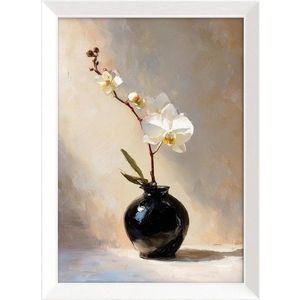 Tištěný obraz s rámem 56x75 cm White Orchid – Styler obraz