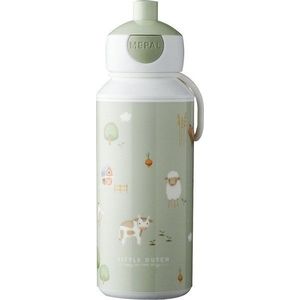 Světle zelená dětská lahev 400 ml Little farm – Mepal obraz