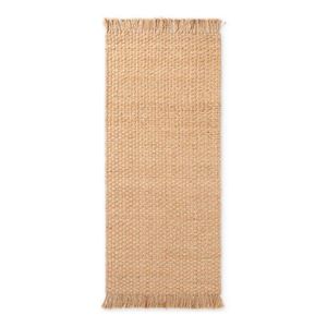Oboustranný/ručně tkaný jutový běhoun v přírodní barvě 80x300 cm Fjord – Hanse Home obraz