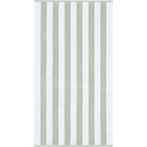 Šedo-bílý bavlněný ručník 50x85 cm Stripe Jacquard – Bianca obraz