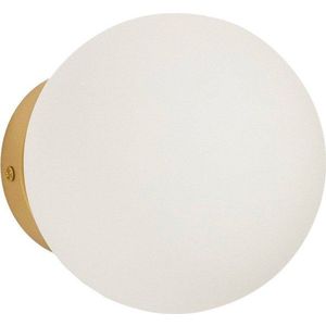 Bílé/ve zlaté barvě nástěnné svítidlo ø 15 cm Brisia – Kave Home obraz