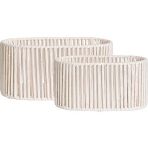 Látkové košíky v sadě 2 ks 38x25, 5x18 cm Arese – House Nordic obraz