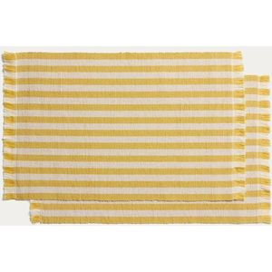 Látková/z juty prostírání v sadě 2 ks 35x50 cm Daltan – Kave Home obraz
