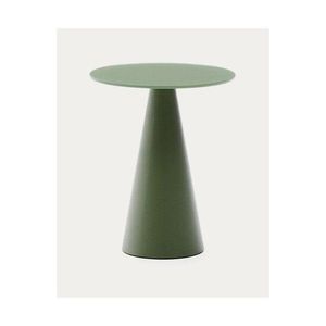 Kulatý odkládací stolek se skleněnou deskou ø 30 cm Wilshire – Kave Home obraz